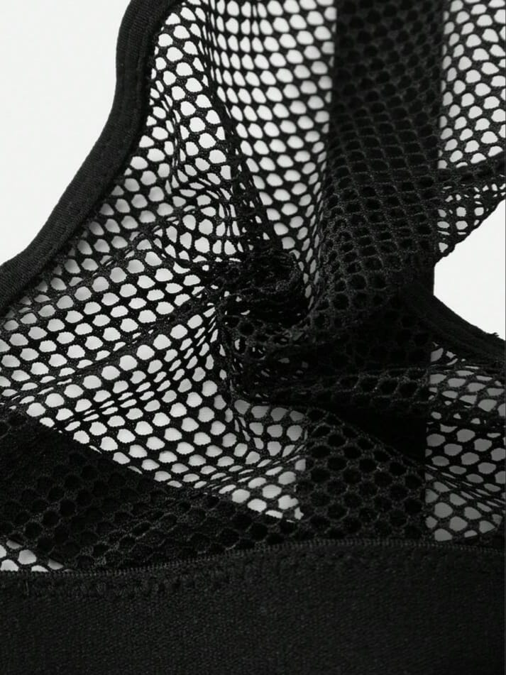 FANDY Men's Solid Color Hollow Out Design Elastic waist Briefs Underwear